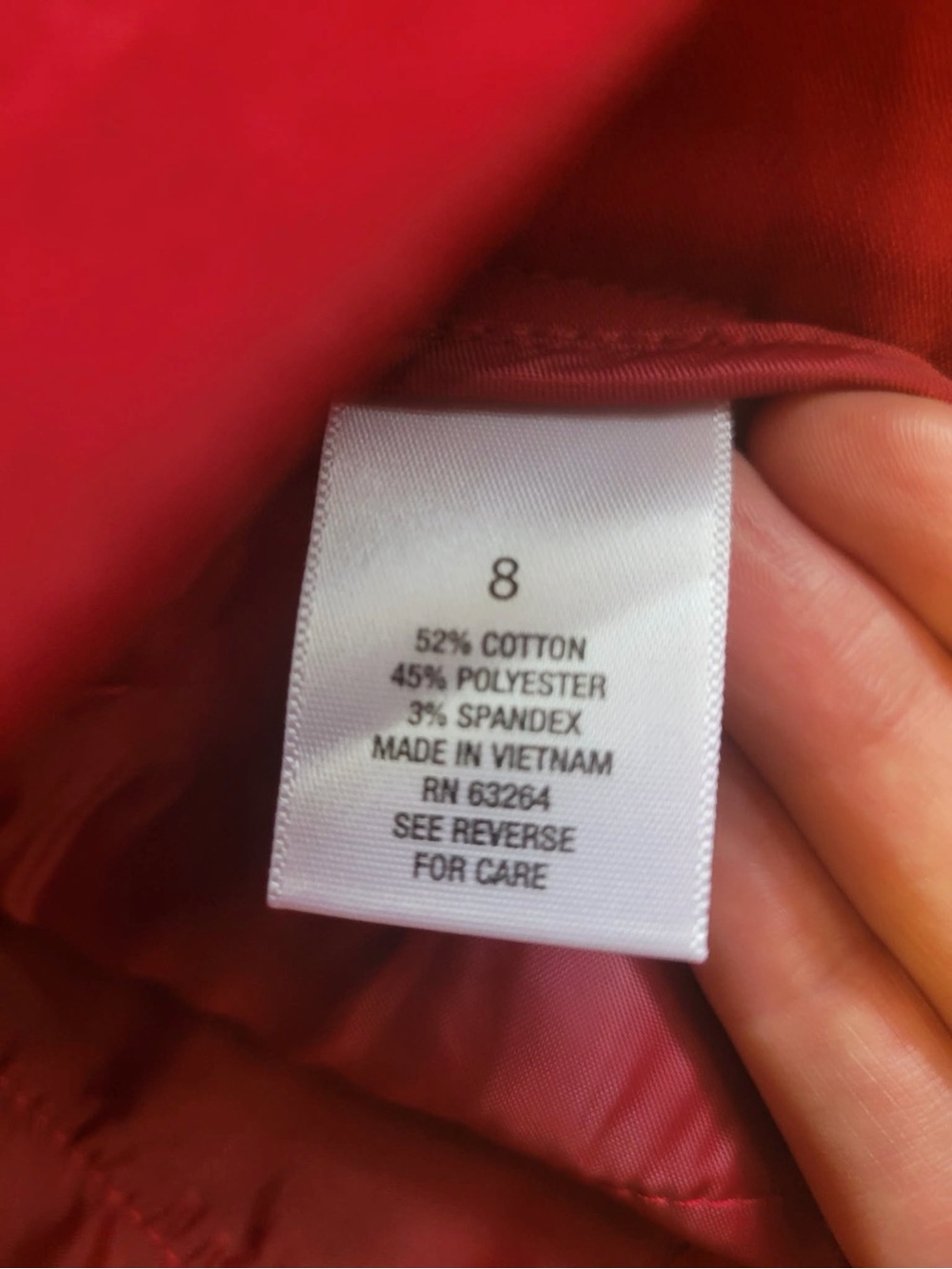 NWOT Roz & Ali Deep Red Trousers - Picture 4 of 6